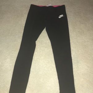 Nike black cotton leggings